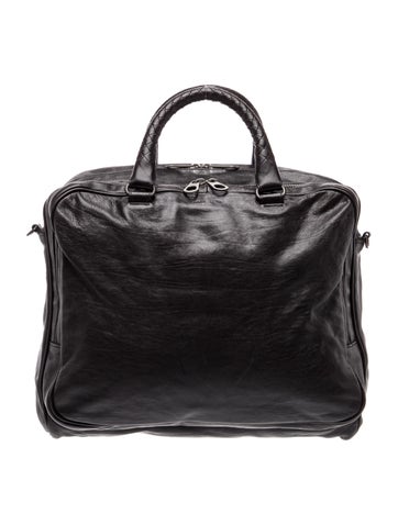 Leather Top Handle Bag