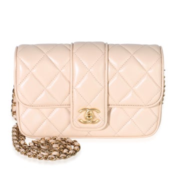 Leather Tab Flap Bag Mini