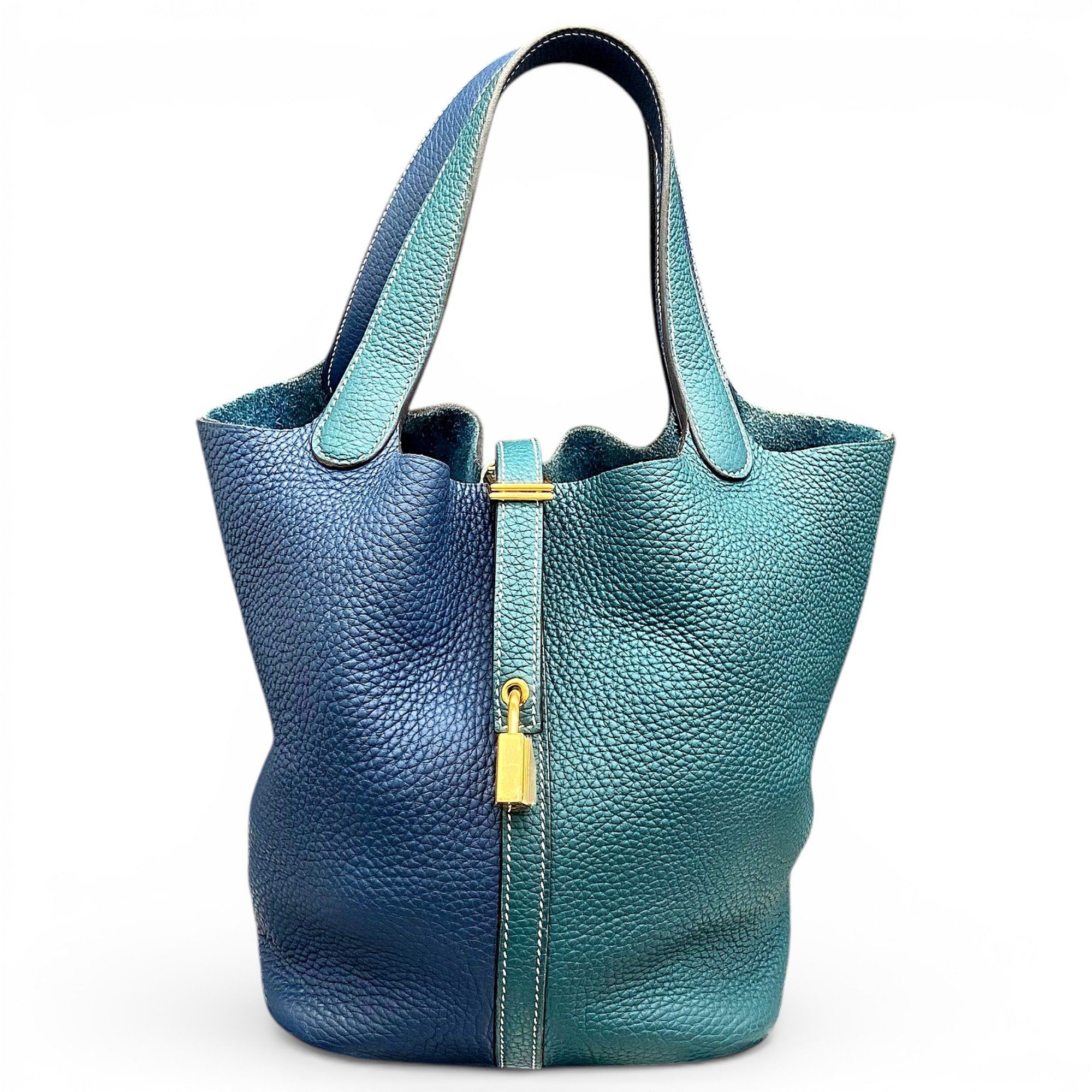Hermes Picotin leather handbag