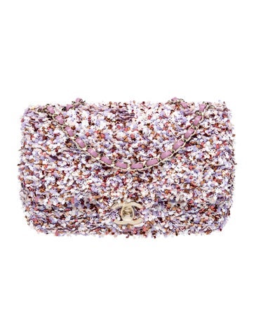 Mini Rectangular Sequin Flap Bag w/ Tags