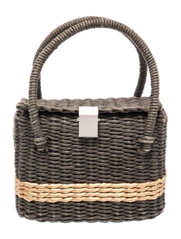 Wicker Basket Bag