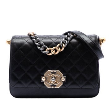 Paris Cosmopolite Medium Quilted Lambskin Ritz Flap