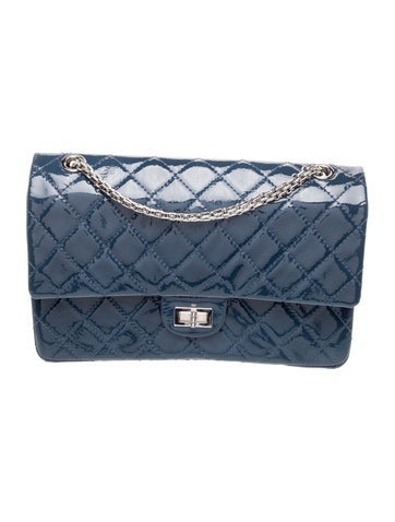 Patent Leather Quilted Patent Reissue 2.55 Double Flap