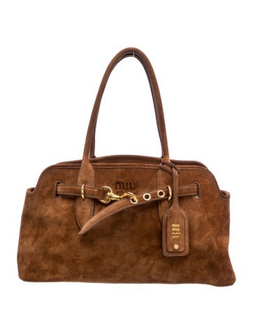 Suede Camoscio Large Aventure Bag