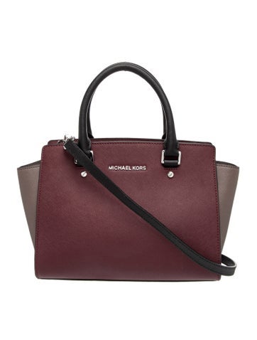 Saffiano Leather Top Handle Bag
