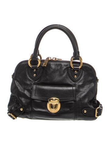 Leather Top Handle Bag