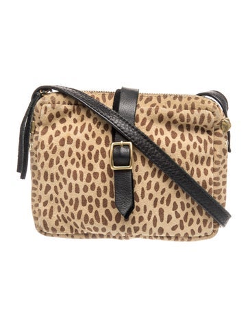 Suede Messenger Bag