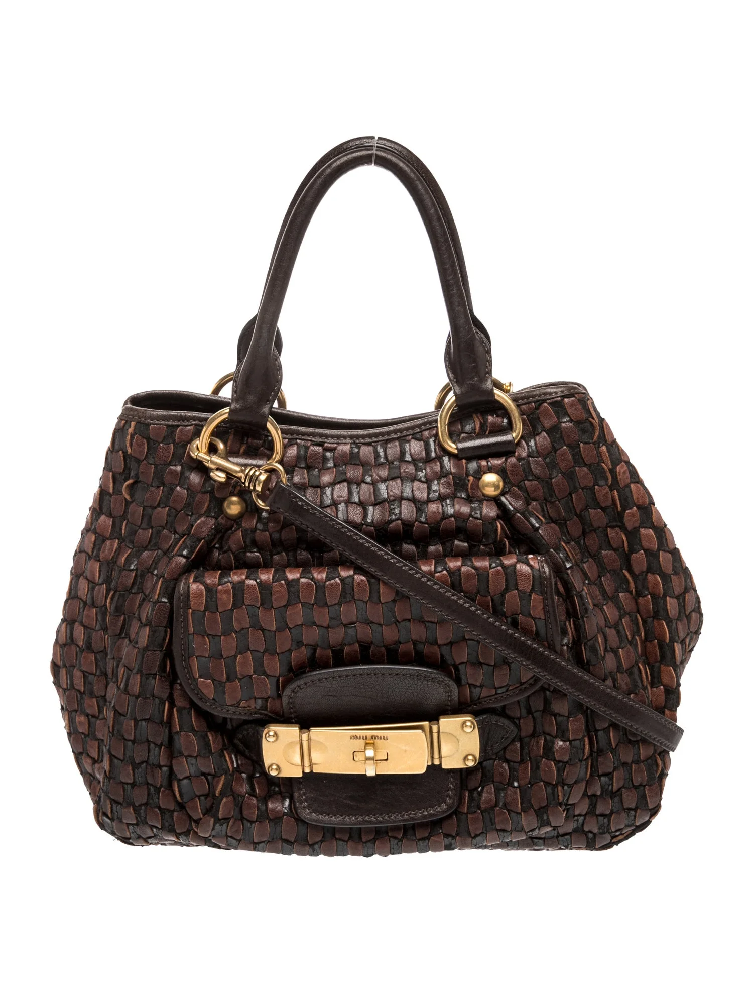 Leather Top Handle Bag