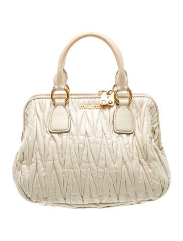 Leather Top Handle Bag