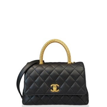 Calfskin Coco Handle bag Small