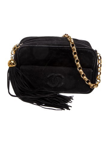 Suede CC Tassel Camera Bag