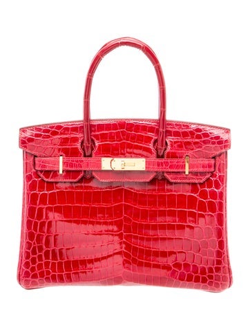 Shiny Niloticus Crocodile Birkin 30