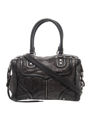 Leather Top Handle Bag