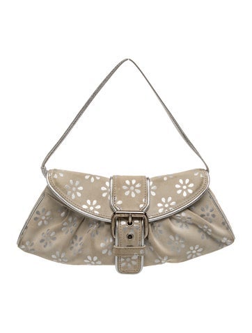Suede Top Handle Bag