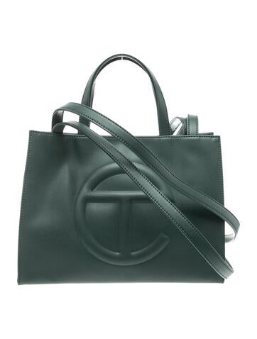 Telfar Leather Shopping Tote