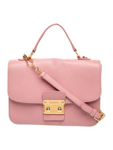 Leather Top Handle Bag