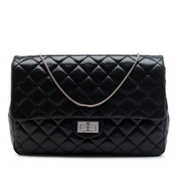 Quilted Iridescent Lambskin Reissue 2.55 Chain Flap