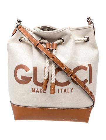 Canvas Bucket Bag