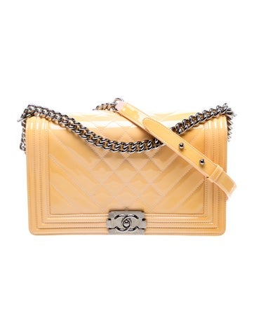 Large Patent Boy Bag