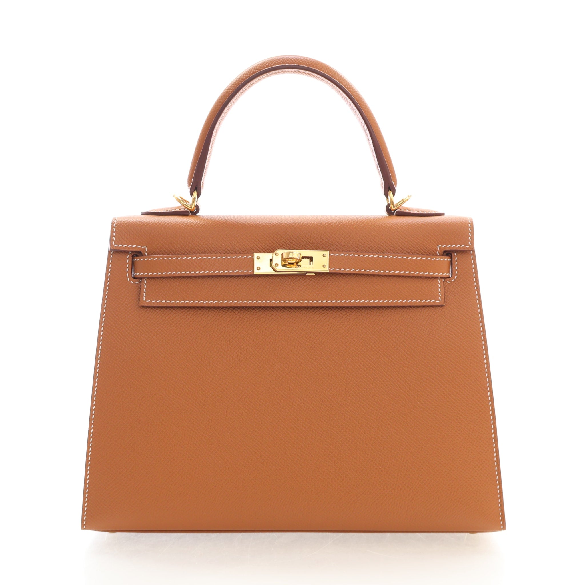 Hermes Gold Epsom Sellier Kelly 25