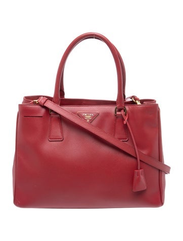 Saffiano Cuir Leather Shoulder Bag