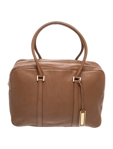 Leather Top Handle Bag