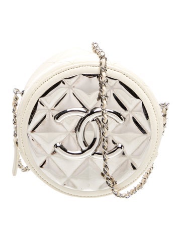 Mirror Round Chain Crossbody