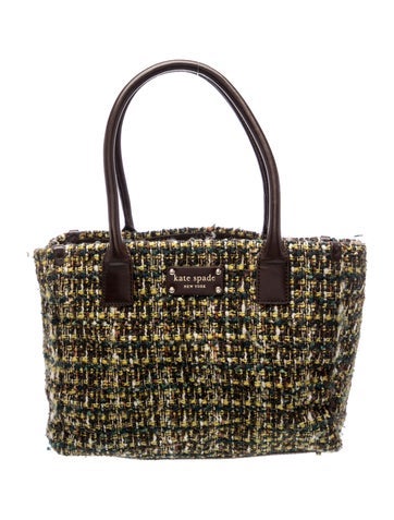 Tweed Top Handle Bag