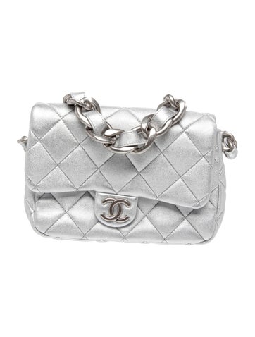 Small Quilted Flap Bag