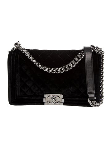 Medium Velvet Boy Bag