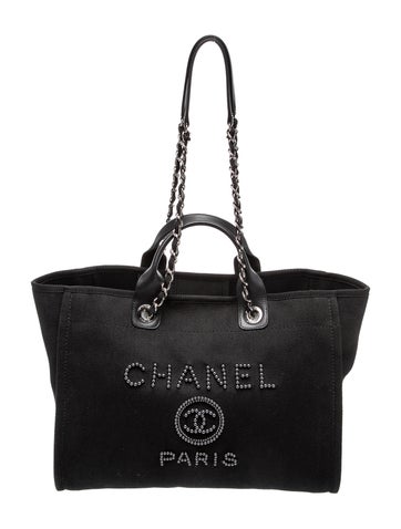 Deauville Pearl Canvas Medium Tote