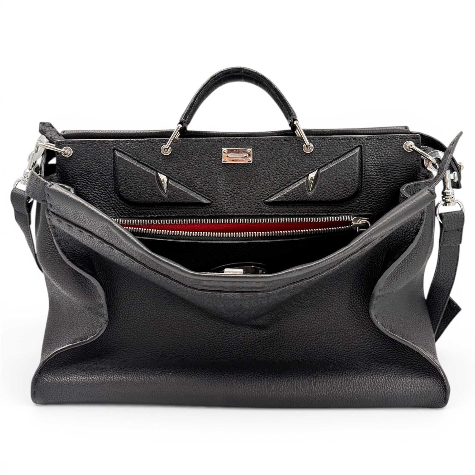 Fendi Peekaboo leather handbag