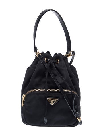 Enameled Metal Triangle Bucket Bag