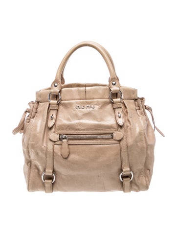 Leather Top Handle Bag