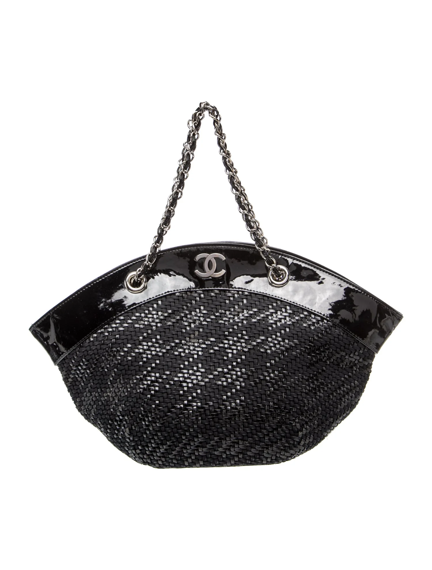 CC Raffia Shoulder Bag