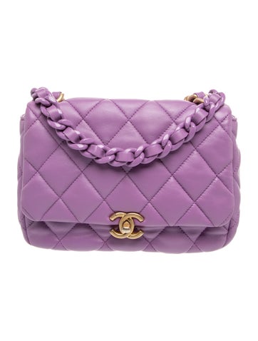 Small Candy Chain Flap Bag