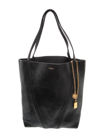 Leather Spin Medium Tote
