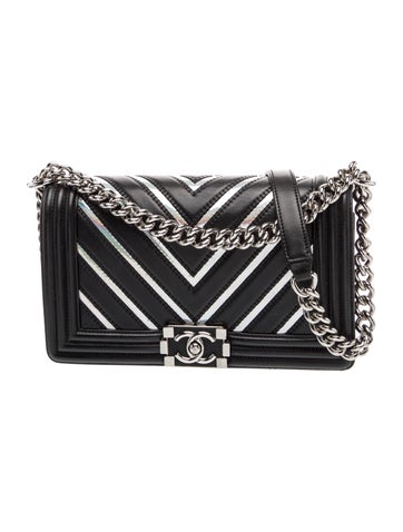 Medium Chevron Boy Bag