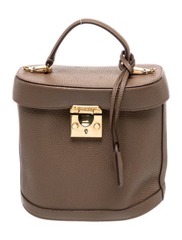 Leather Top Handle Bag