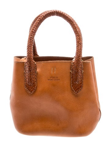 Leather Top Handle Bag