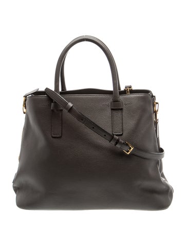 Leather Top Handle Bag