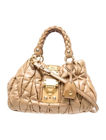 Leather Top Handle Bag