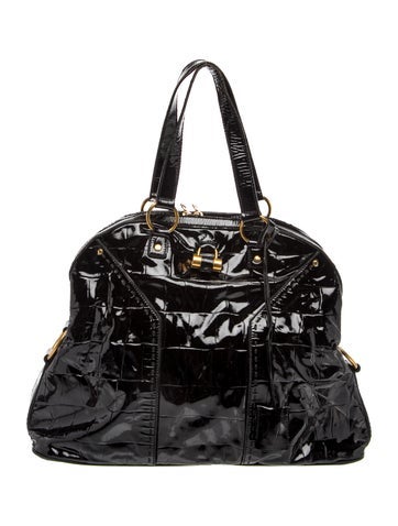 Patent Leather Saint Laurent Muse Oversized