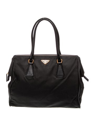 Tessuto Nylon Top Handle Bag