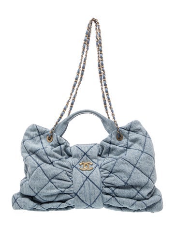 2025 Denim Maxi Bow Bag