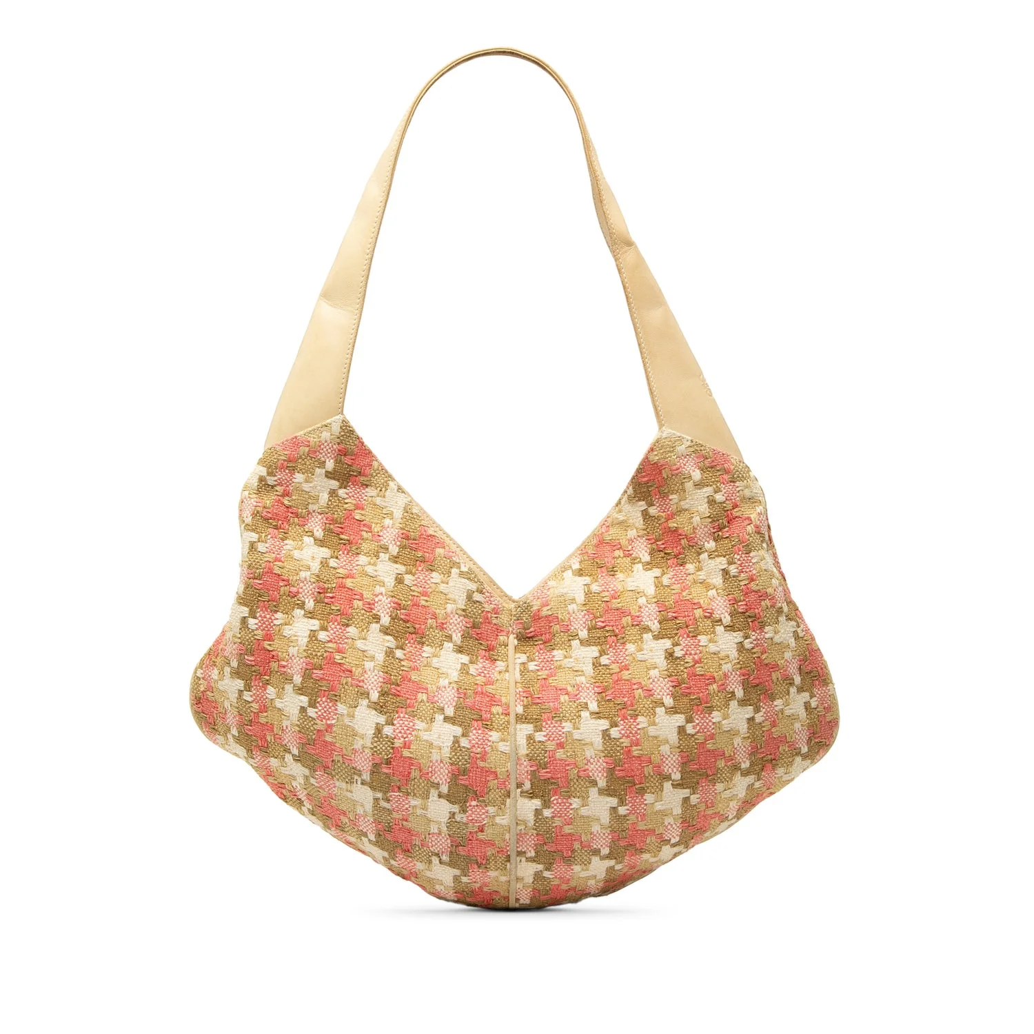 Tweed Houndstooth Hobo