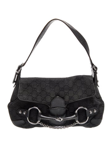GG Canvas Horsebit Chain