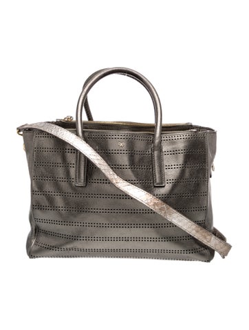 Leather Top Handle Bag