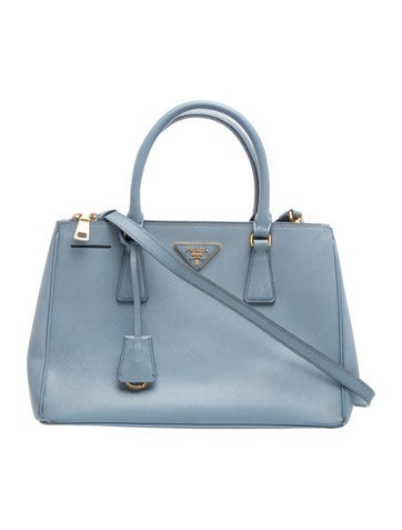 Saffiano Leather Galleria Double Zip Small