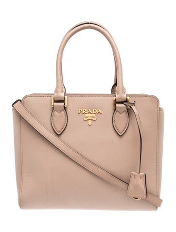 Saffiano Lux Leather Top Handle Bag